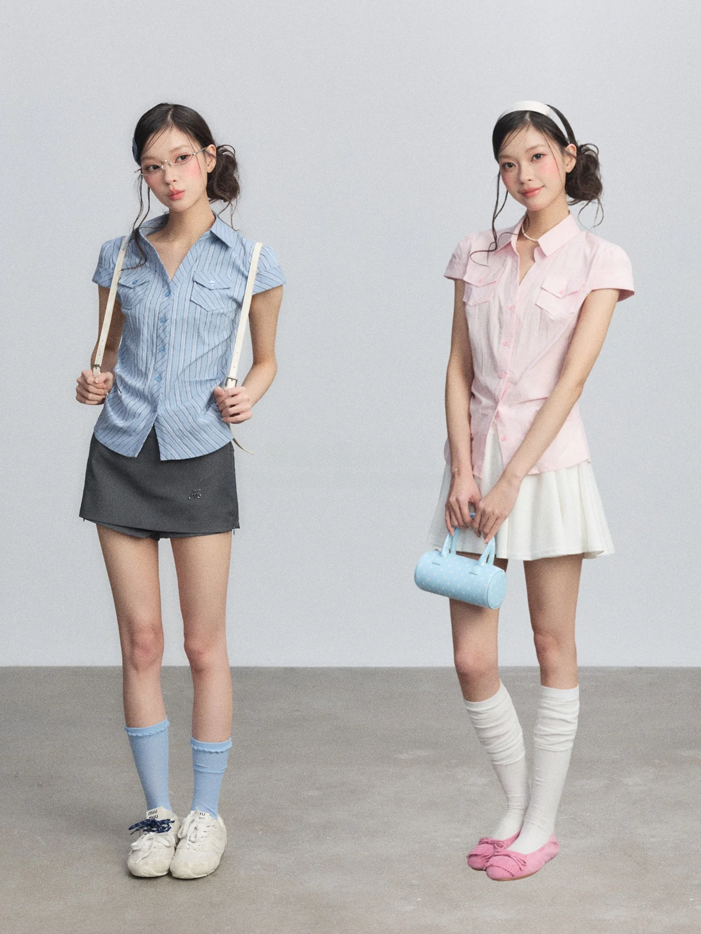 

Женская приталенная рубашка MASHALLA в корейском стиле с карманом, утягивающая талию, с коротким рукавом, в полоску, с эффектом похудения