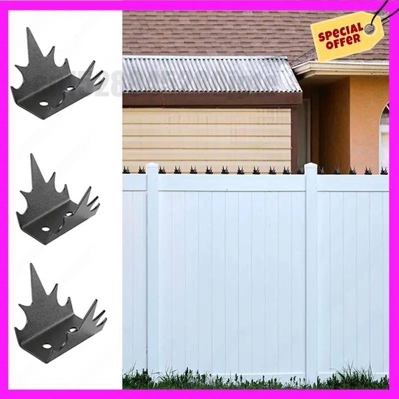 

-ABUB 3X Fence Wall Spikes Security Fence Spikes Anti-Intrusion Fence Wall Spikes Anti-Climb Fence Deterrent Device