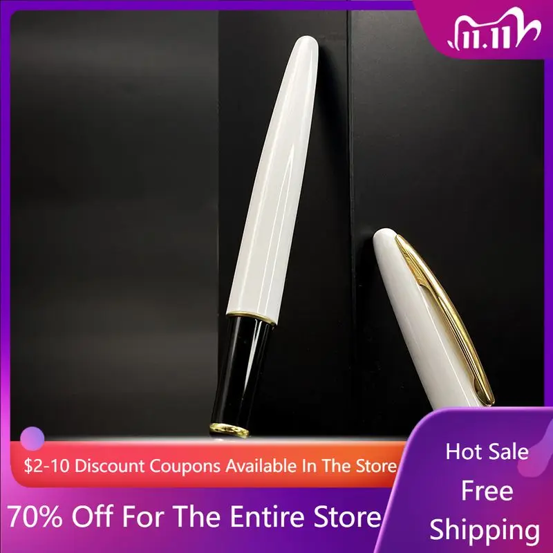 ZHONGUAN C600 Metal Fountain Pen Fine EF 0.38MM Nib Gold Clip Business Writing Stationery School office Gifts Calligraphy Pen