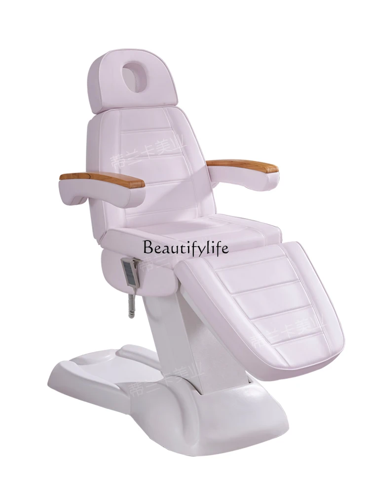 Electric beauty beauty massage lifting multi-function folding bed beauty salon micro plastic surgery bed