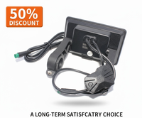 V20 Fatbike H6C Dashboard with Code Switch Electric Bike LCD Display Replace for V20 Fat Bike E-scooter Dashboard