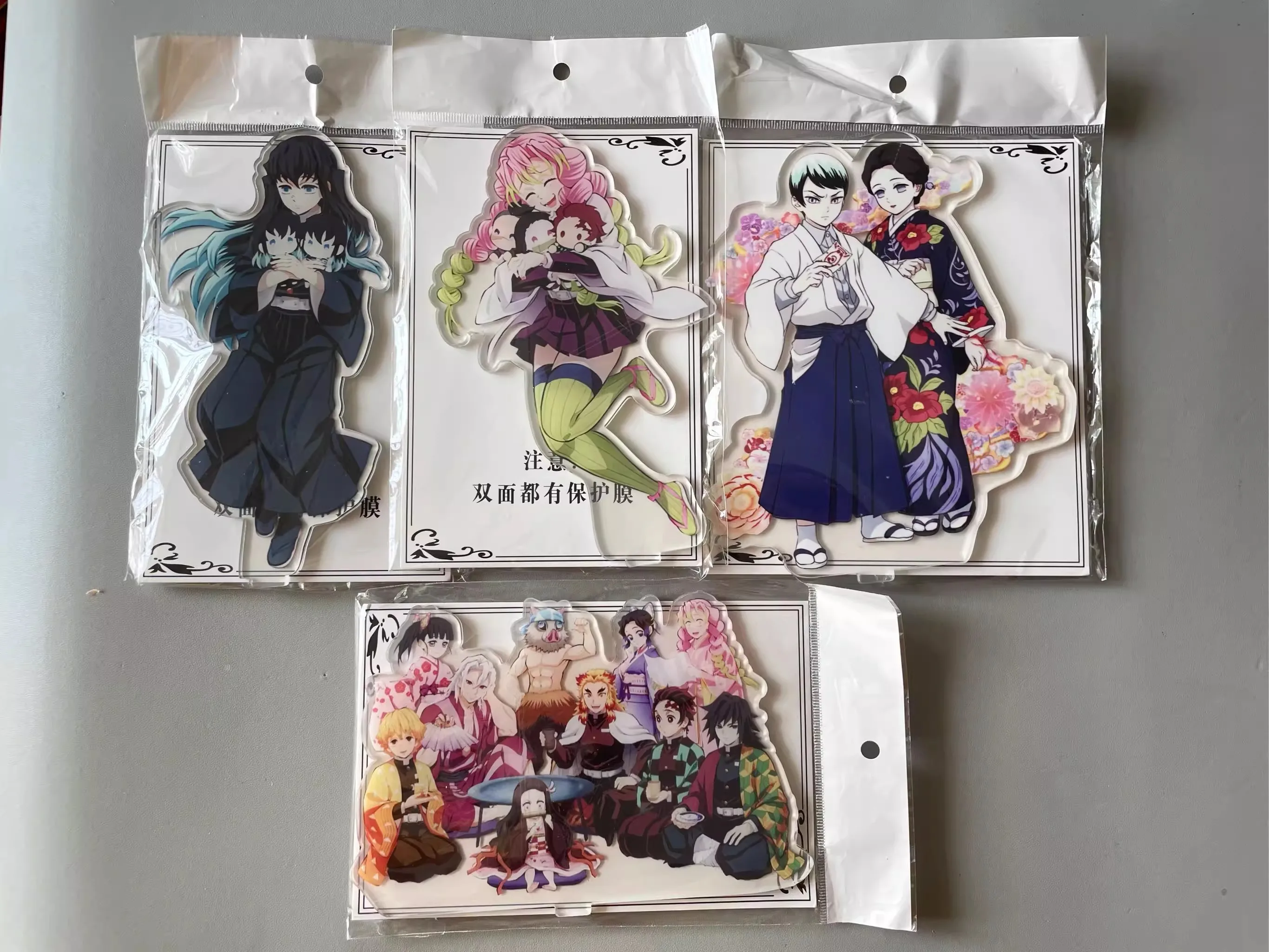 

Anime Kimetsu no Yaiba Acrylic Stand Demon Slayer Figures Miniatures Manga Figurines Garage Kits Model Toys GK Gift