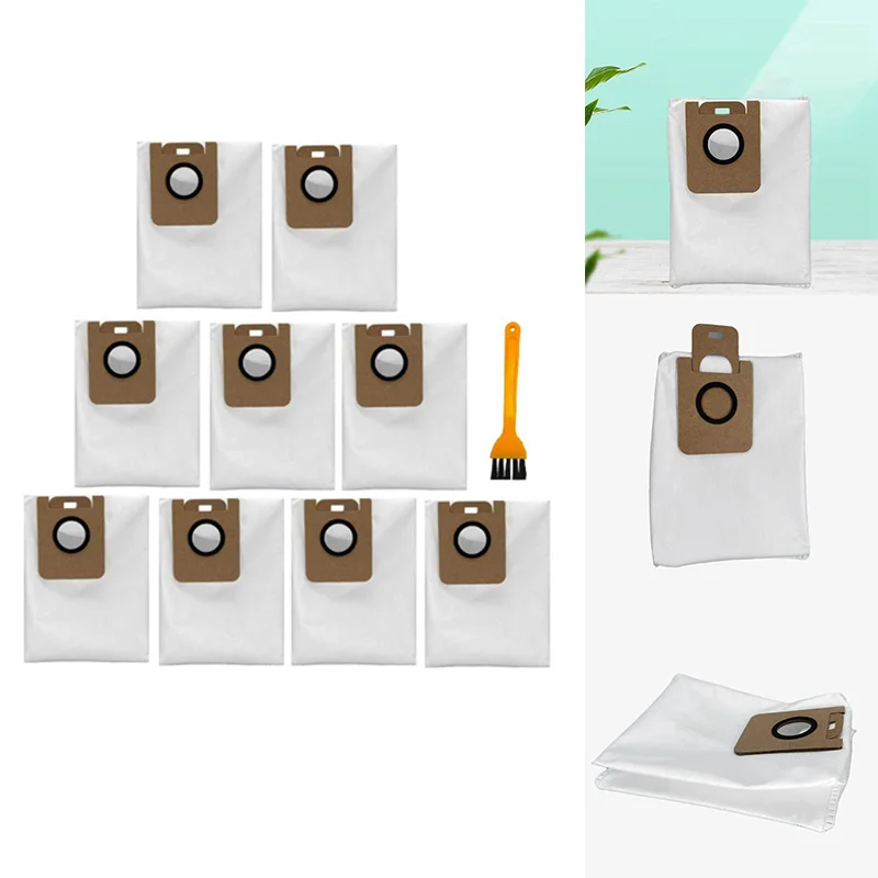 For Dreame Bot L10 Plus/Z10 Pro Dust Bag Vacuum Cleaner Replacement Spare Parts Cleaning Brush Dust Bag