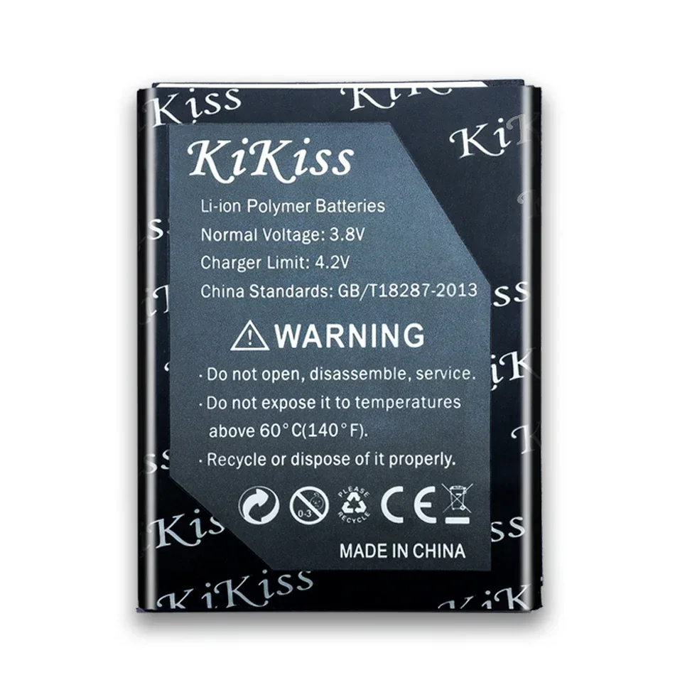 Kikiss-リチウムポリマー携帯電話バッテリー,homtom,ht16,ht17,ht37,ht6,ht20 pro用バッテリー