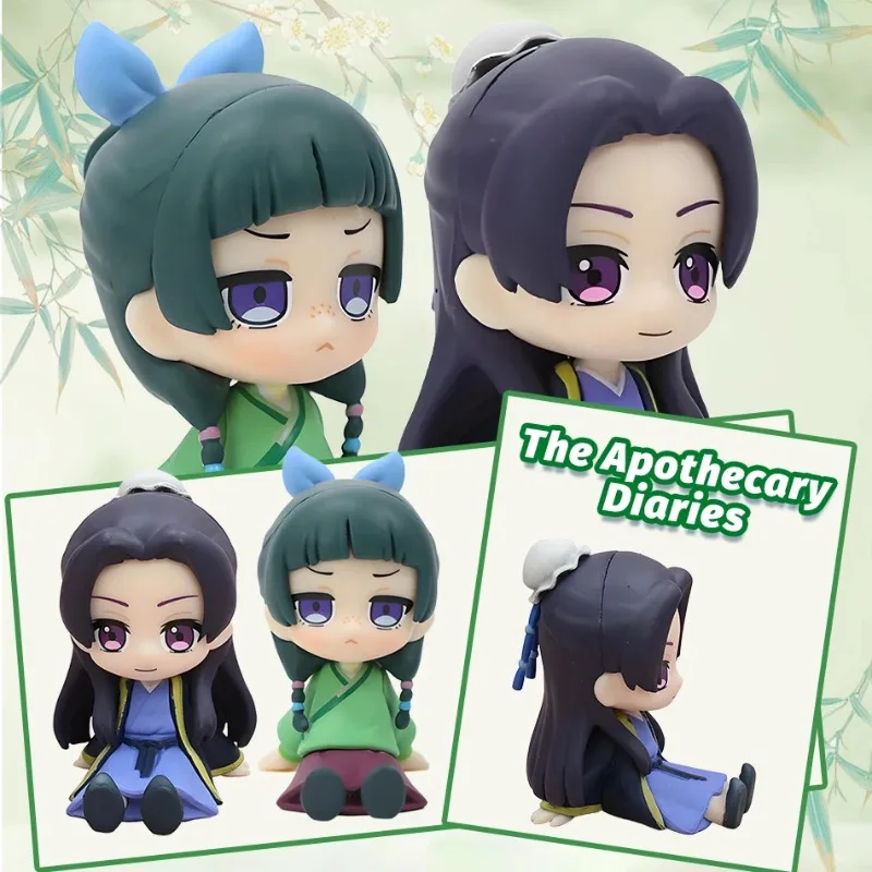 Nouvelle figurine miniature Maomao Jinshi de The Apothecary Diaries, accessoire d'anime, jouet kawaii assis, modèle décoratif pour bureau et voiture, cadeaux