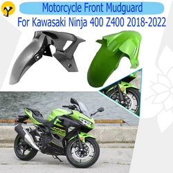 Guardabarros delantero para motocicleta, cubierta protectora de neumáticos, accesorios para Kawasaki Ninja 400, Z400, 2018, 2019, 2020, 2021, 2022