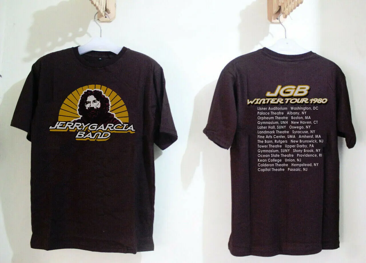 T Shirt Jerry Garcia Band After Midnight 1980 Tour 2004