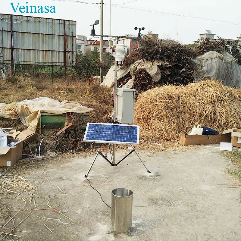 Veinasa Courtyard AWS906 Six Elements Personal Miniaturization Weather Station 2.5m Size Outdoor Installation