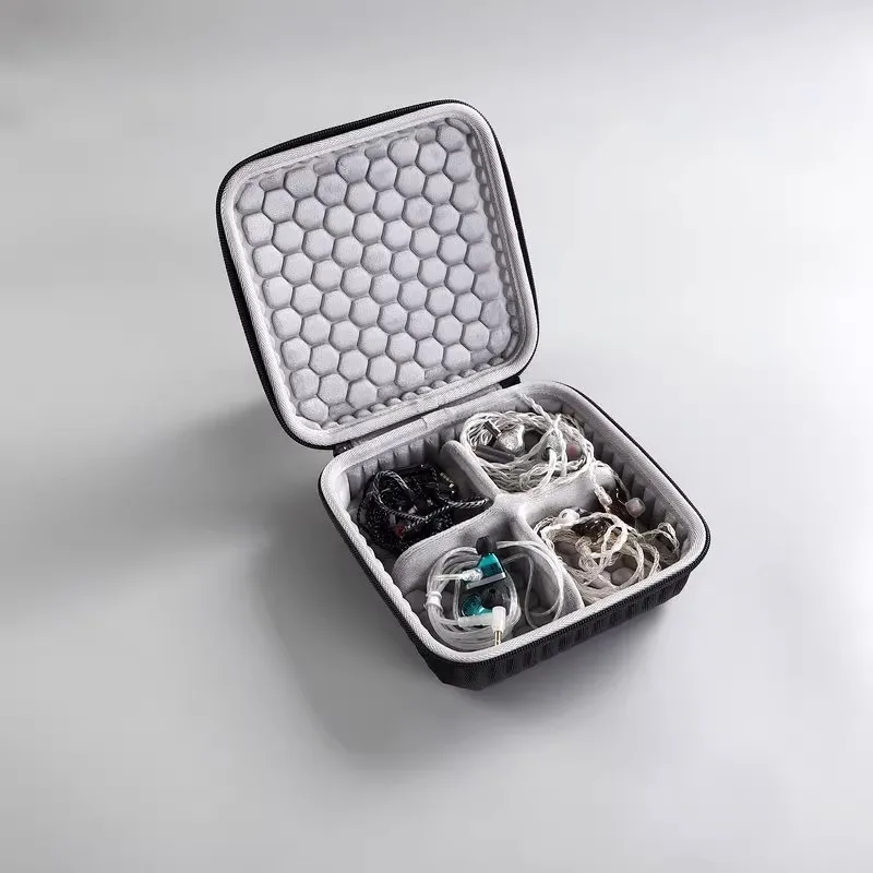 Suitable for two pairs, four pairs, and six pairs of private and male mold ear hangers and earplug storage boxes