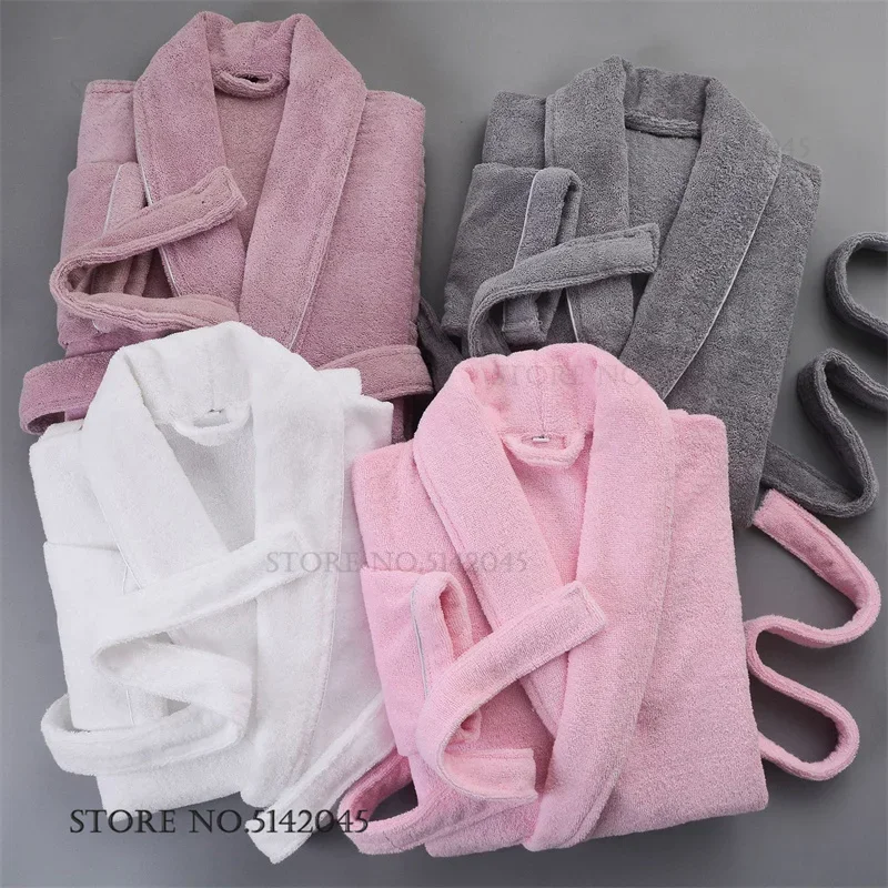 

Осенне-зимнее кимоно юката, женский толстый махровый хлопковый халат, водопоглощающая домашняя одежда, свободная одежда для сна, домашняя одежда