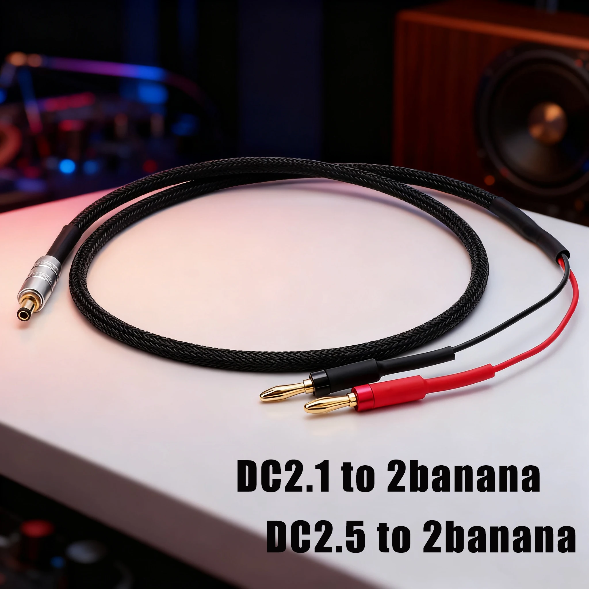 

Preffair 15AWG OFC медный кабель типа «банан» от DC5521 до 4 мм, разъем постоянного тока 12 В-24 В, кабели постоянного тока для инструментального оборудования