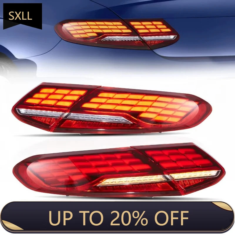 

SXLL C-Class C205 Coupe 2015-2021 и A205 Кабриолет/Cabriolet 2016-2021 4thGen VLAND Производитель Светоизлучающий диод Tailli