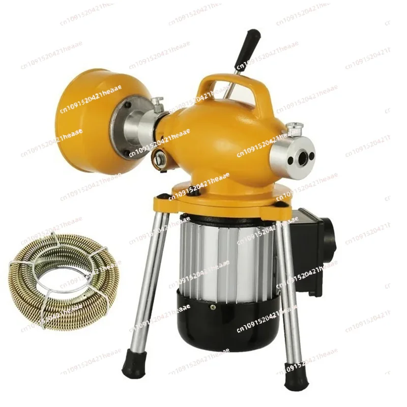 Suitable for  Household Floor Drain Cleaning Special Tools with 20m Spring 110/220V Pipe Dredging MachineElectric Sewer Dredger