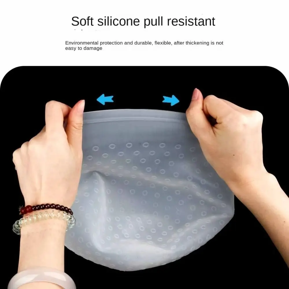 Soft Silicone Hair Coloring Highlighting Cap With Hook Reusable Hair Coloring Hat Hair Dying Frosting Cap