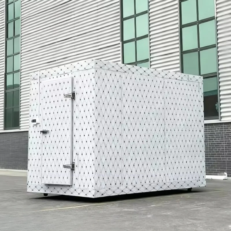 Customized Freezing Equipment Mobile Cold Storage Room Walk in Cooler Storage Room for Meat Seafood Food Cold Storage Cold Room