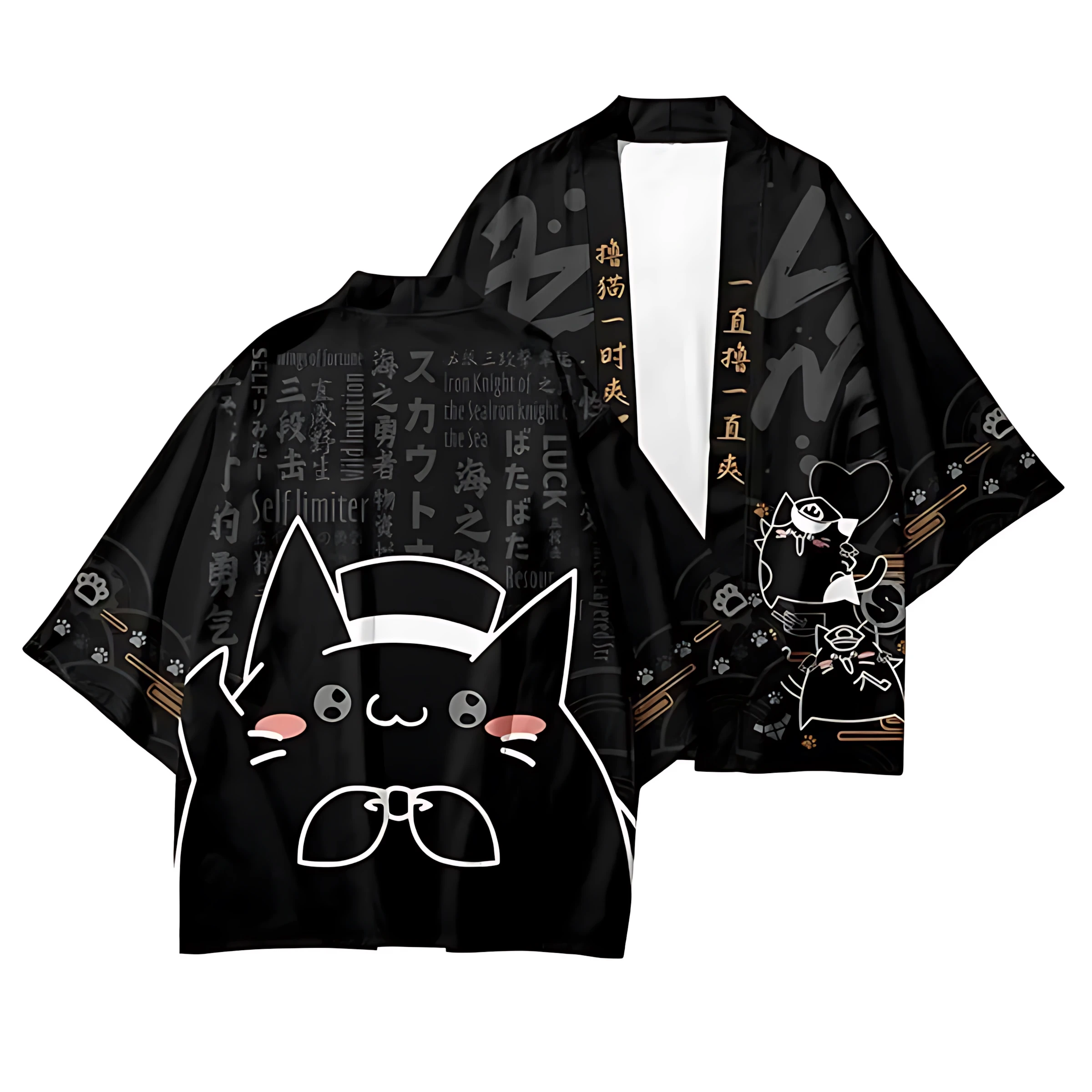 2026 Summer Men's Kimono 3D Printed Design Breathable Lightweight Casual Fashion Outdoor Street Men's Clothing