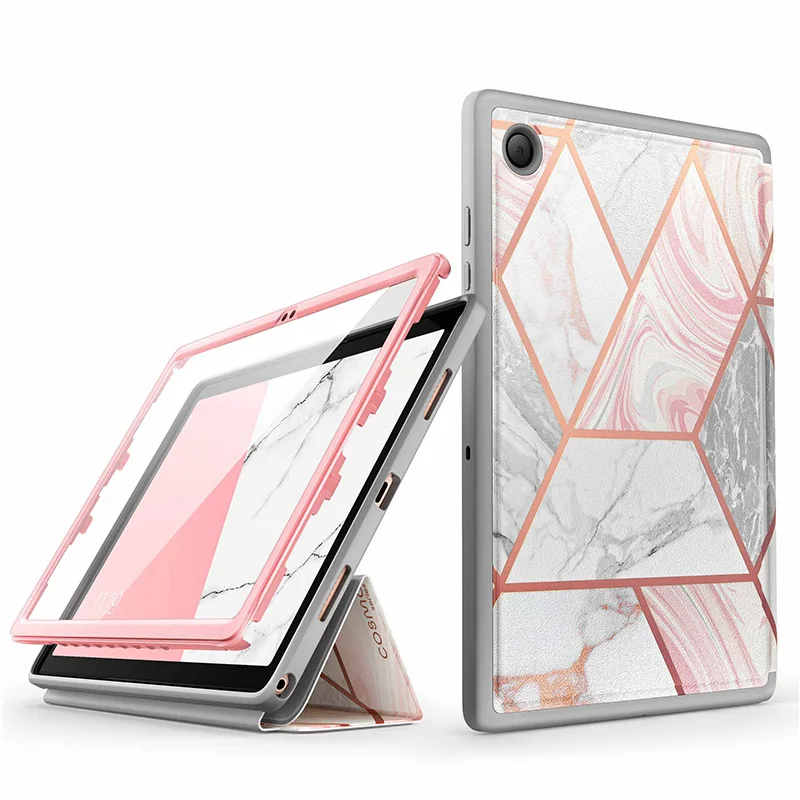 For Samsung Galaxy Tab A8 Case 10.5'' (2022) I-BLASON Full-Body Trifold with Built-in Screen Protector Protective Smart Cover