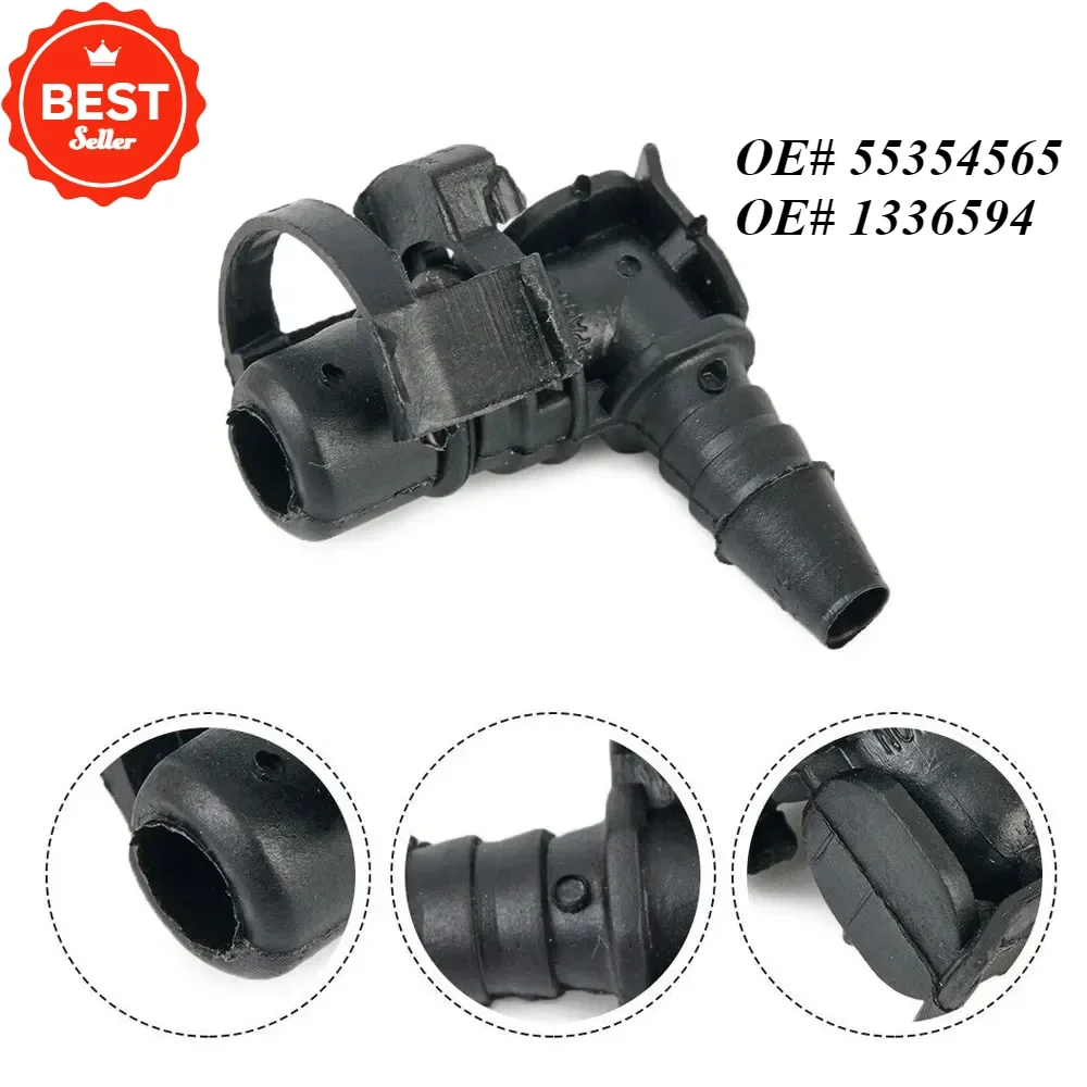 

1PC Black Plastic Throttle Valve Thermostat Body Heater Pipe Hose Connector 55354565 for Chevrolet Cruze Epica Sonic Opel Astra