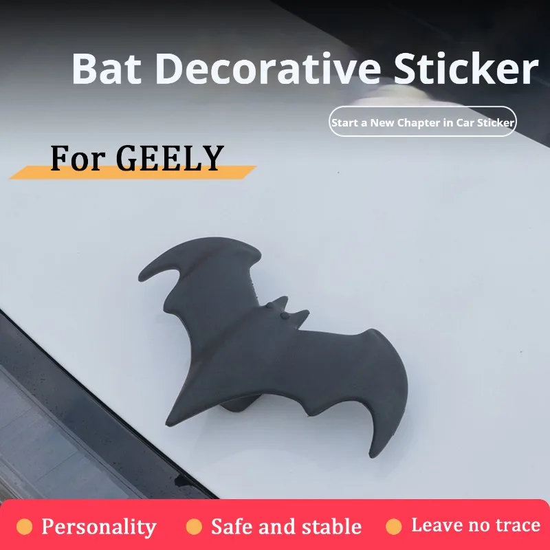 For Geely Okavango Vision Coolray Atlas Tugella Emgrand EC7 X7 3D Bat Stereo Car Sticker Car Roof Decoration Bat Sticker