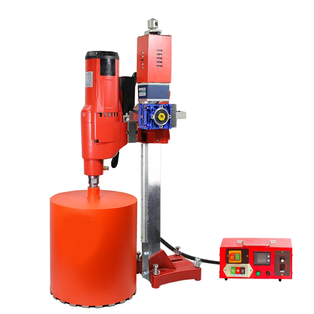 New Motor 5550W Diamond Concrete Core Drilling Rig 350mm Concrete Core Cutting Machine Water Drilling Rig