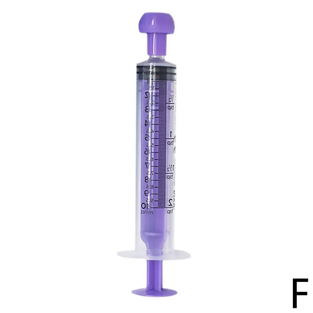 Alimentatore per ago per siringa in plastica da 10 ml per animali Alimentatore per siringa Colore usa e getta 10 ML di piccole dimensioni J8E5