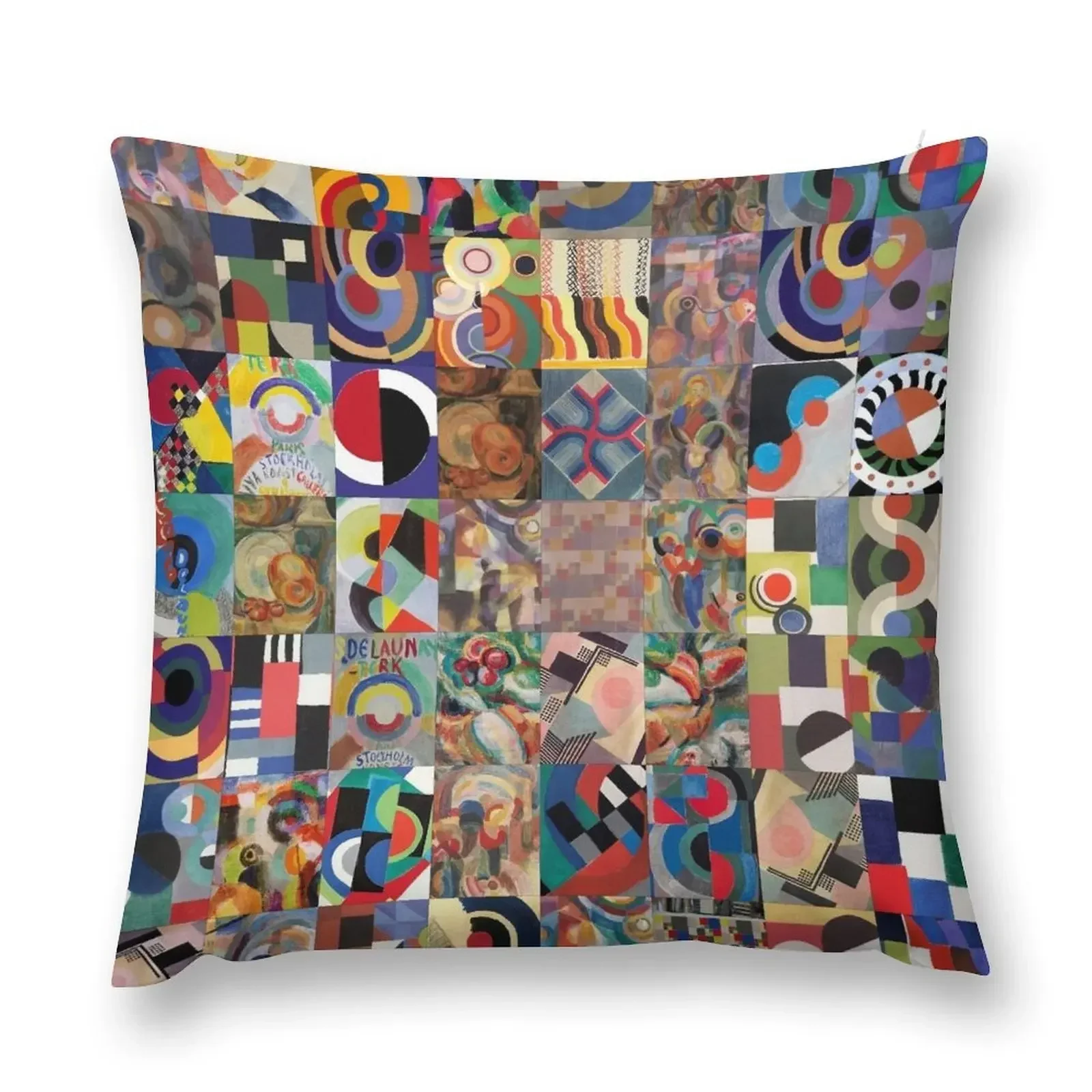 Sonia Delaunay Throw Pillow Decorative Sofa Cushion Pillow Covers Decorative pillow