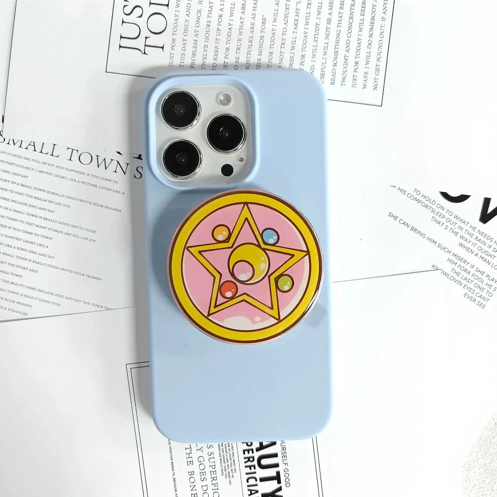 Sailor Moon Suporte para celular Expansível Suporte Dobrável Magsafe PopSockets Magnético para Iphone Griptok para ipad