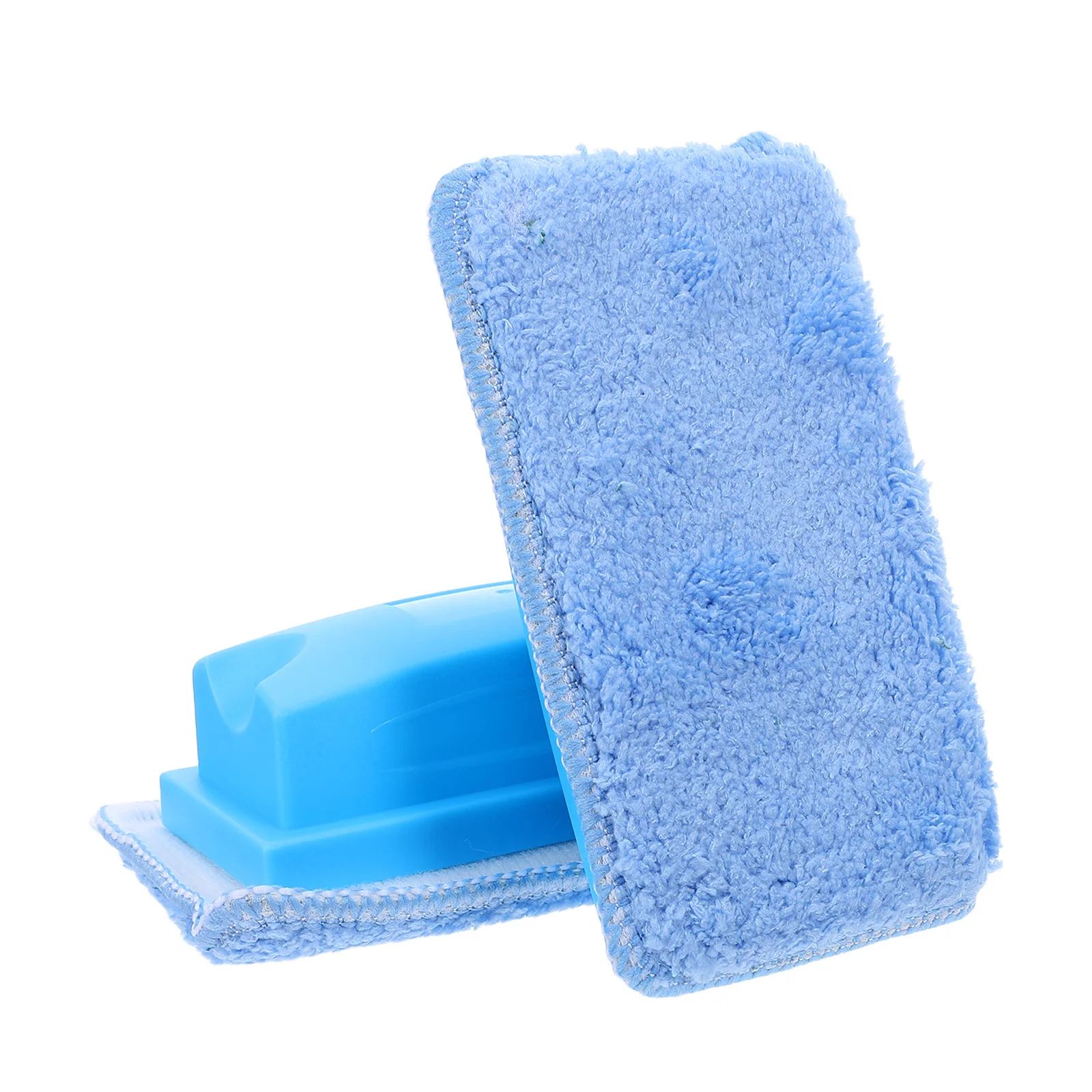 

2pcs Dustless Chalkboard Eraser Water Absorbing Fabric Pad Reusable Dry Erase Board Cleaner For Classroom School Office Teaching