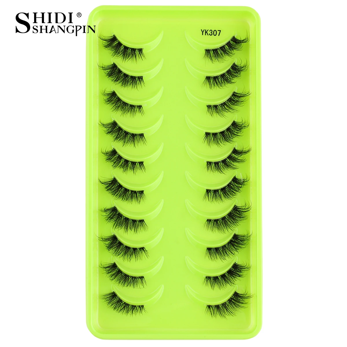 Half Lashes 3/10Pairs 3D Mink Eyelash Extension Natural Long Cat Eye Lashes Makeup False Eyelashes faux Cils Wispy Handmade Lash