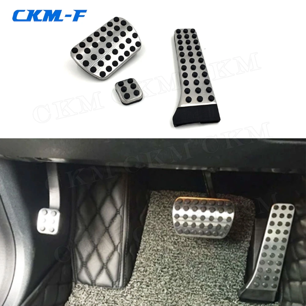 Non-Slip Car Pedal Cover Set Pedali Accessories For Mercedes Benz C E S GLC GLK SLK CLS SL Class W203 W222 W213 W205 W212 W218