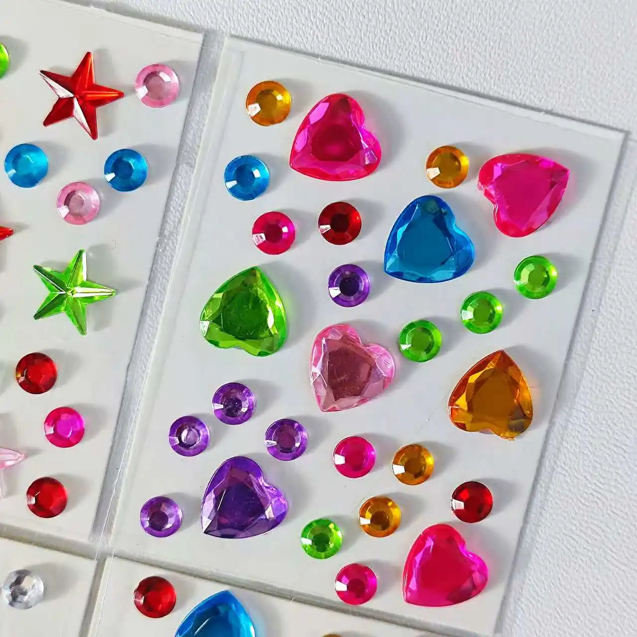 30 نمط بالجملة الملونة الماس ملصق صغير الملحقات DIY الاكريليك ثلاثي الأبعاد الديكور للأطفال والطلاب #5