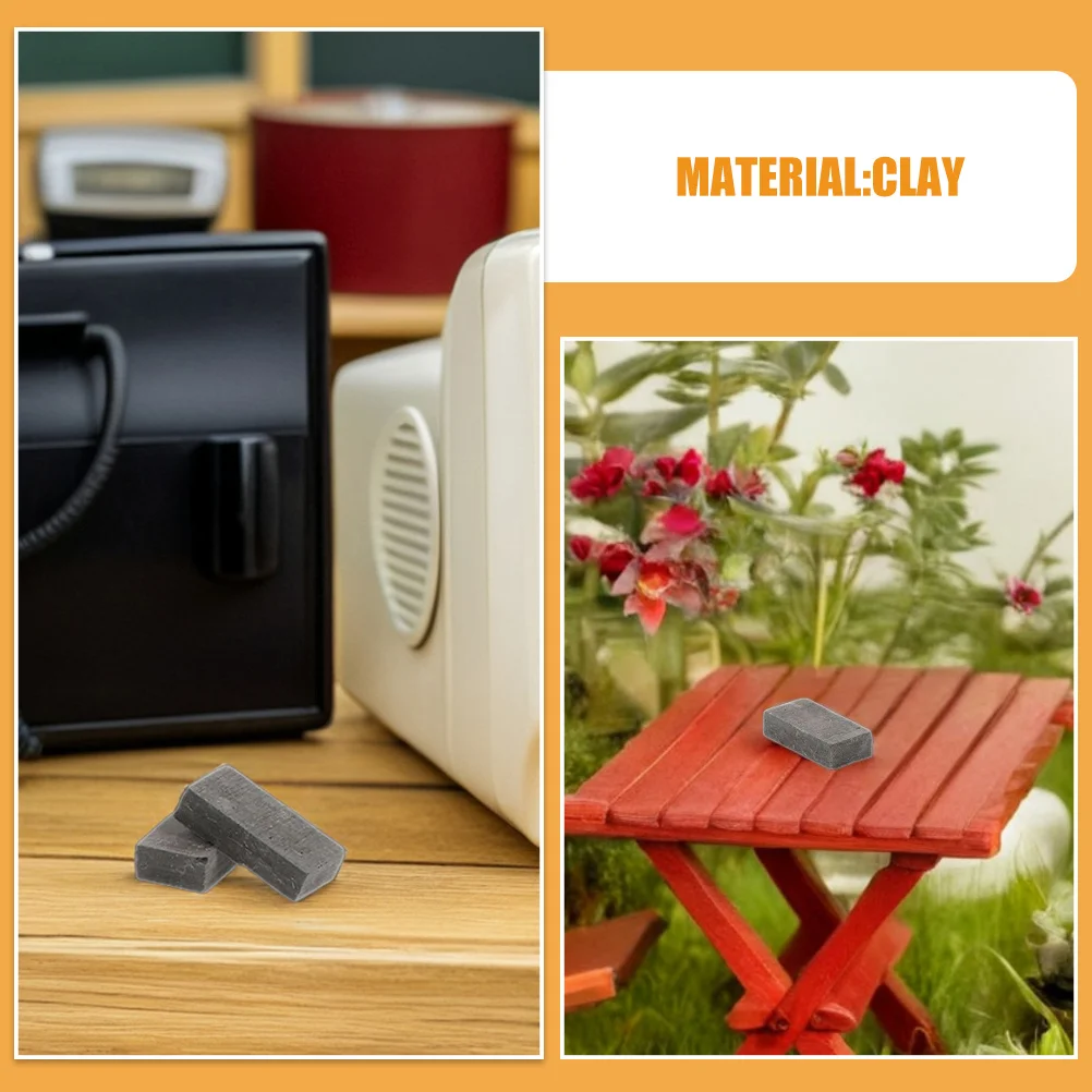 200 szt. Symulowane elementy ściany z cegły, bardzo szczegółowe mini cegły do modelowania ogrodów, zestawy rzemieślnicze, architektura, bajka