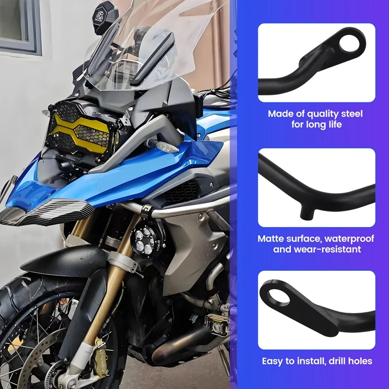 Motorcycle Windshield Bracket Windscreen Wind Deflector Mounting Support For BMW R1200GS 2004-2012 R1200 Adventure ADV