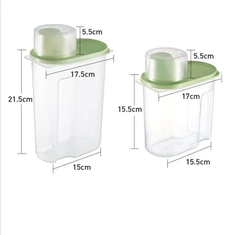 Capacity Pet Supplies Cup Container Bowl  Bucket Dogs Pet Food Dog Barrel Storage Feed Cat Large Food Box Feeder Measuring