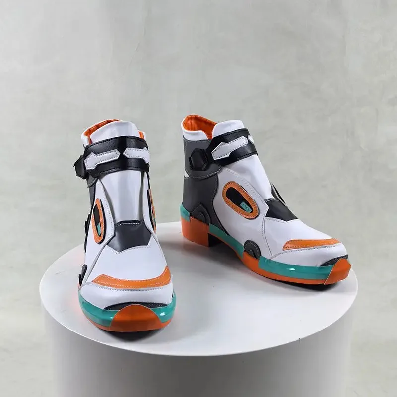 CyGame OW 2 Overwatch Juno Costume Cosplay Scarpe Parrucca Vestito Set completo Supporto Hero Vestiti Halloween Party Outfit Teo Minh Donna Gir