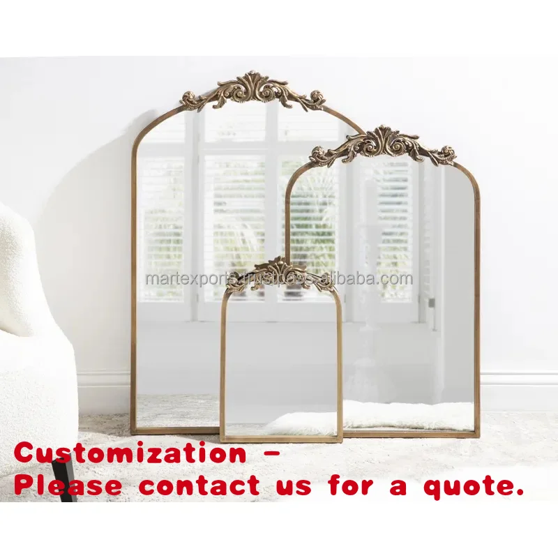 

Customize.European Style Modern Hand High Quality Decorative Aluminium Frame Mirror Antique Luxury Wall Mounted Framed Pat