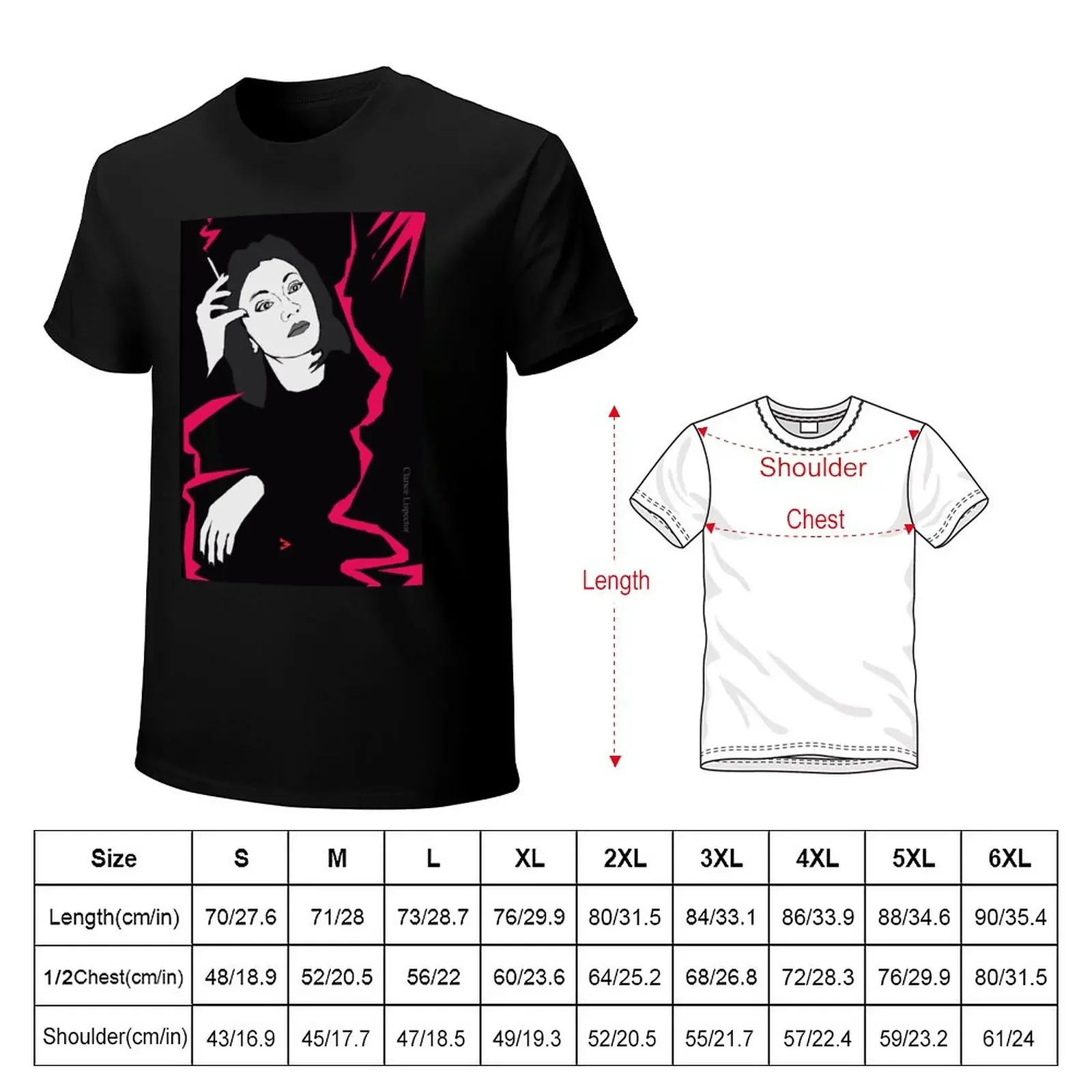 Clarice Lispector – A Brazilian Stream-of-consciousness T-Shirt sports fans hippie clothes Men's t-shirt