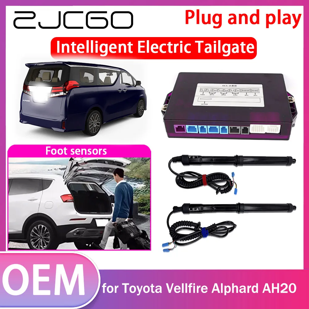 

ZJCGO Electric Tailgate Lift Drive Trunk Opening Tail Gate Lift Soft Close Car Door for Toyota Vellfire Alphard AH20 2008~2015