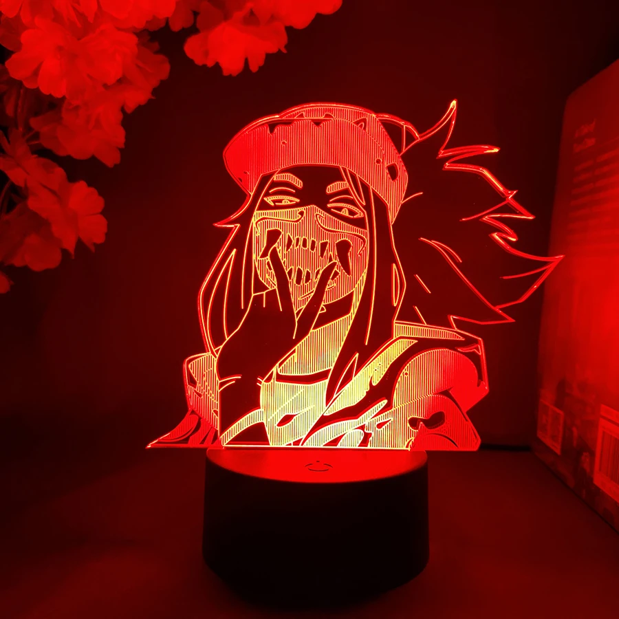 LOL Akali Game Light Cool Birthday Present for Kids Bedroom Decoration Masking League of Legends KDA Akali LED Gamer Gift Lamp