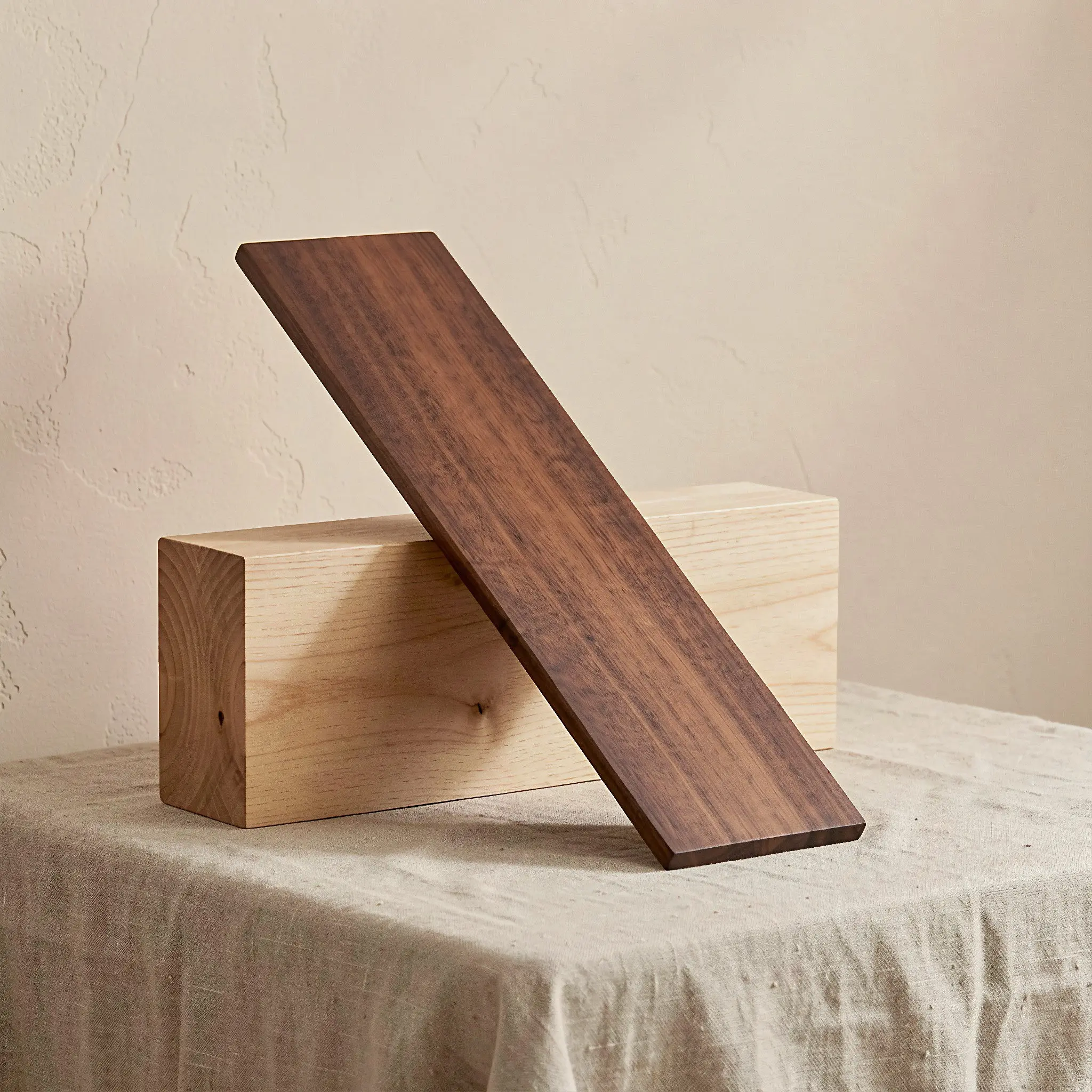 Walnut Wood Plank Unfinished Solid Hardwood Board 3 8 Thick Natural Carving Blocks Woodworking Blanks for Crafts