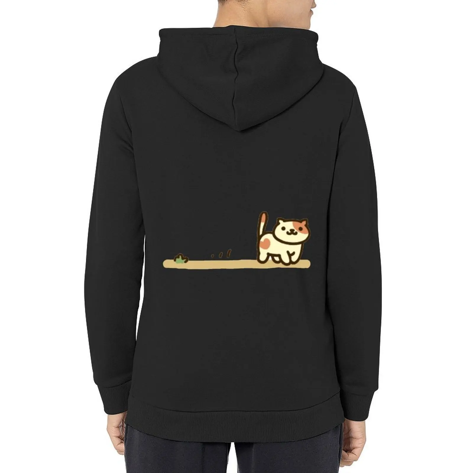 

Neko atsume cat, peaches Hoodie korean style clothes men clothes men clothing korean autumn clothes tracksuit men