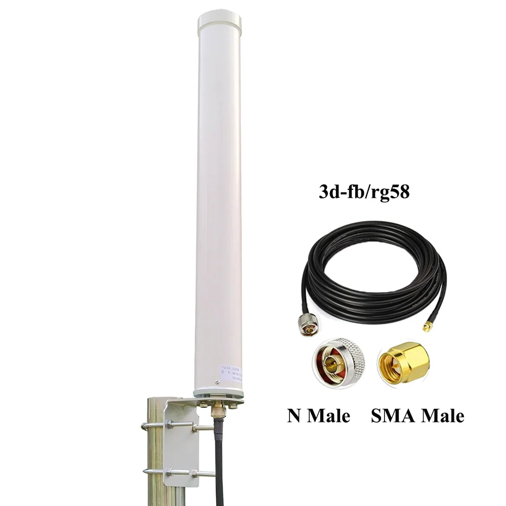 Imagem -03 - Antena Direcional do Telefone Celular de Omni Sma Longo Alcance 5g Wifi 6984000mhz 4g Lte Exterior 12dbi Router Modem Uwb