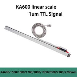SINO 1um TTL KA-600 1500 1600 1700 1800 1900 2000 2100 2200mm DRO Linear Glass Scale KA600 0.001mm Optical Encoder Lathe Milling