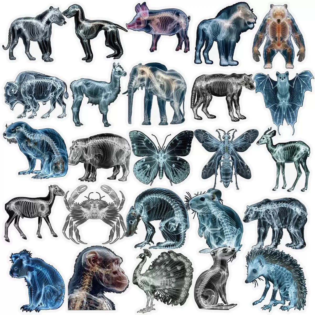 10/56pcs Scheletro Animale Ade - Kids Xray Toys recensione e prezzo