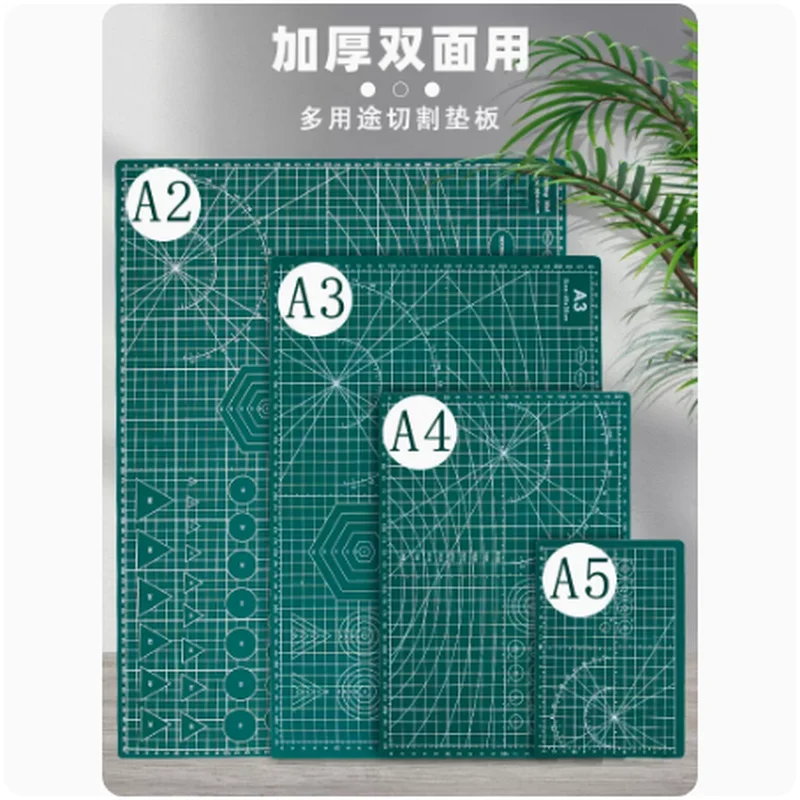 A3/A4 PVC Cutting Mat Workbench Patchwork Cut Pad Sewing Manual Knife Engraving Leather Cutting Board Single Side Underlay DIY