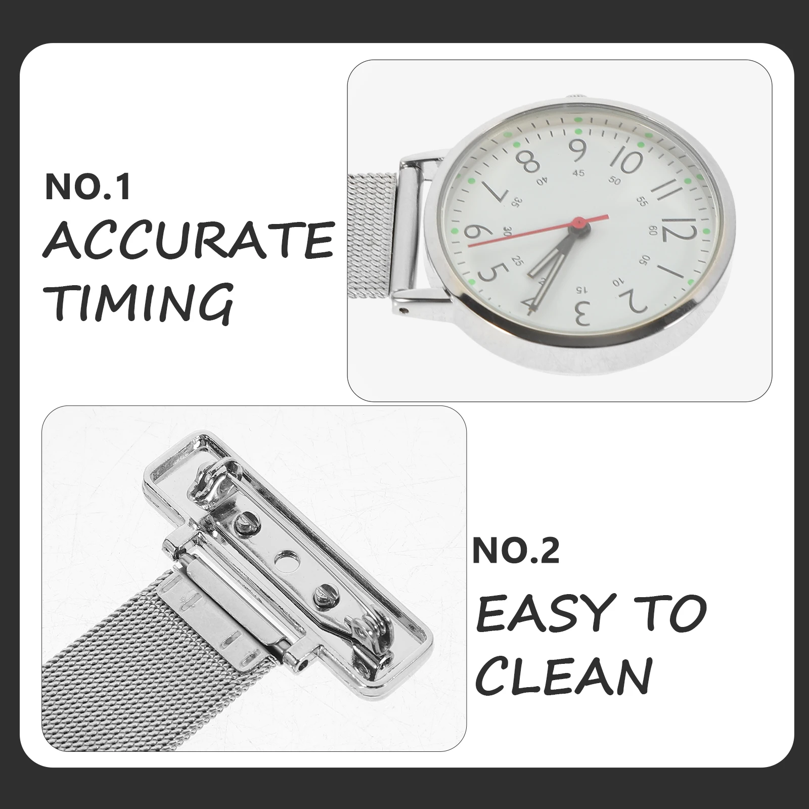 

Precise Timekeeping Nurse Fob Watch Clip On Pocket Watch For Medical Professionals In Healthcare Facilities