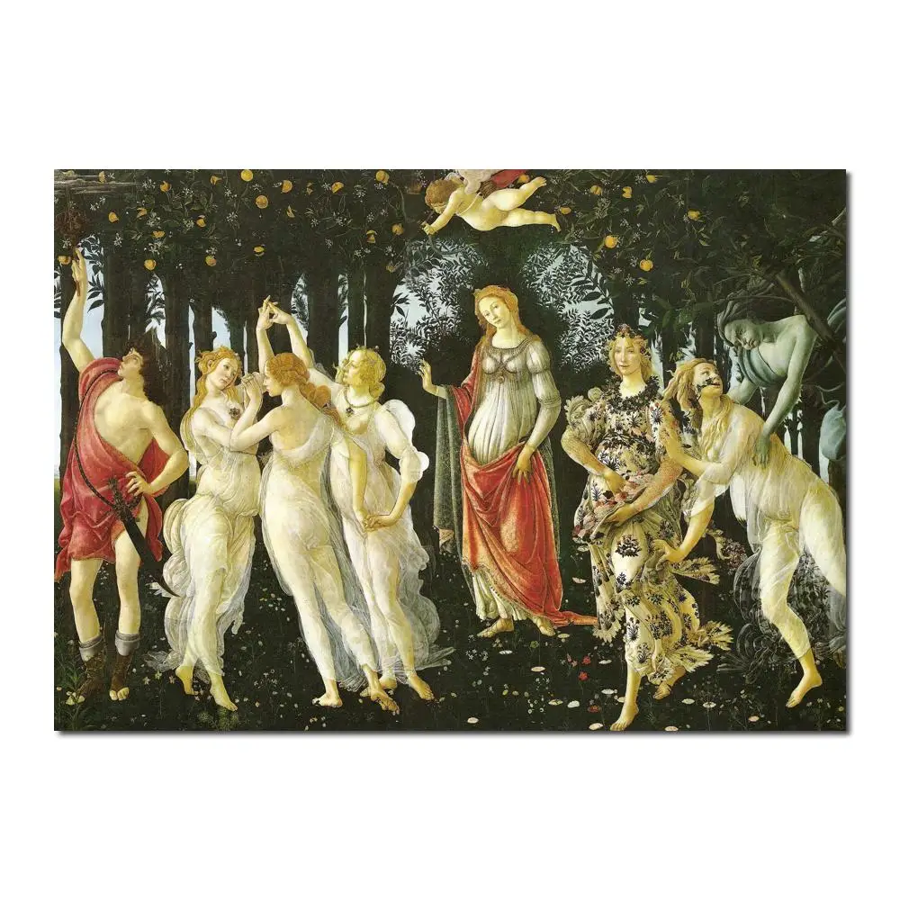 oil Painting modern Primavera Sandro Botticelli Hand painted High quality