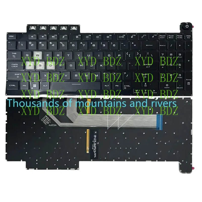 

Подсветка клавиатуры DB для ASUS TUF Gaming F15 FX506 FA506 FA506Q FX506L, черная