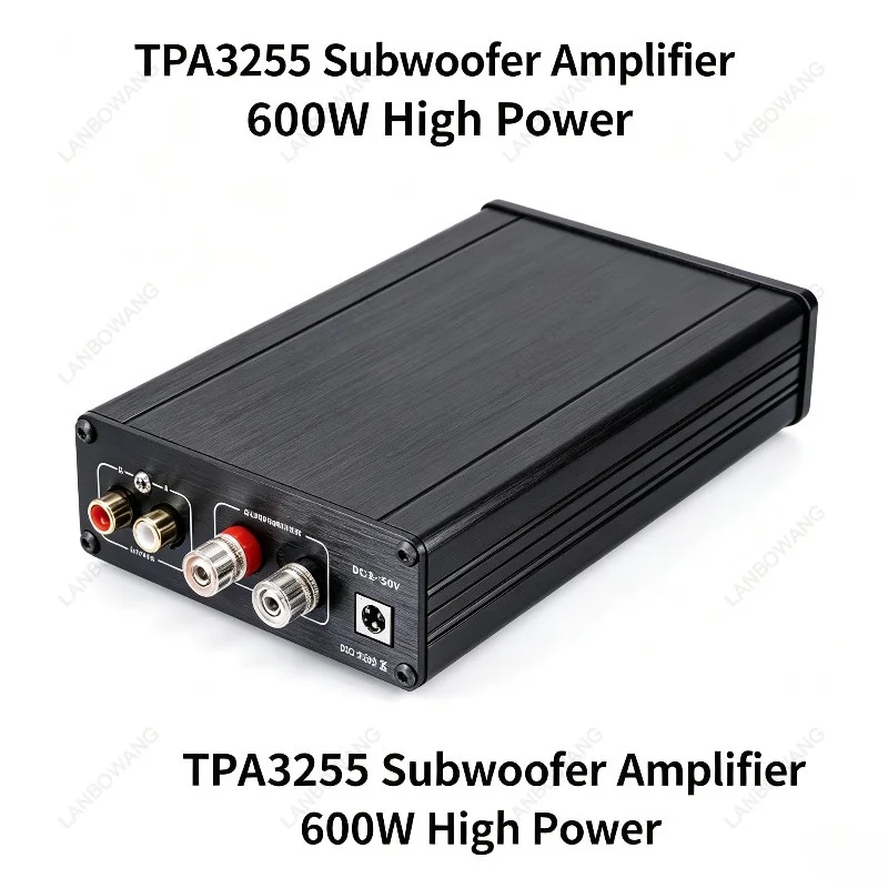 For BRZHIFI TPA3255 Subwoofer Amplifier Board, 600W High Power Finished Board Adjustable Low Frequency for Home Audio