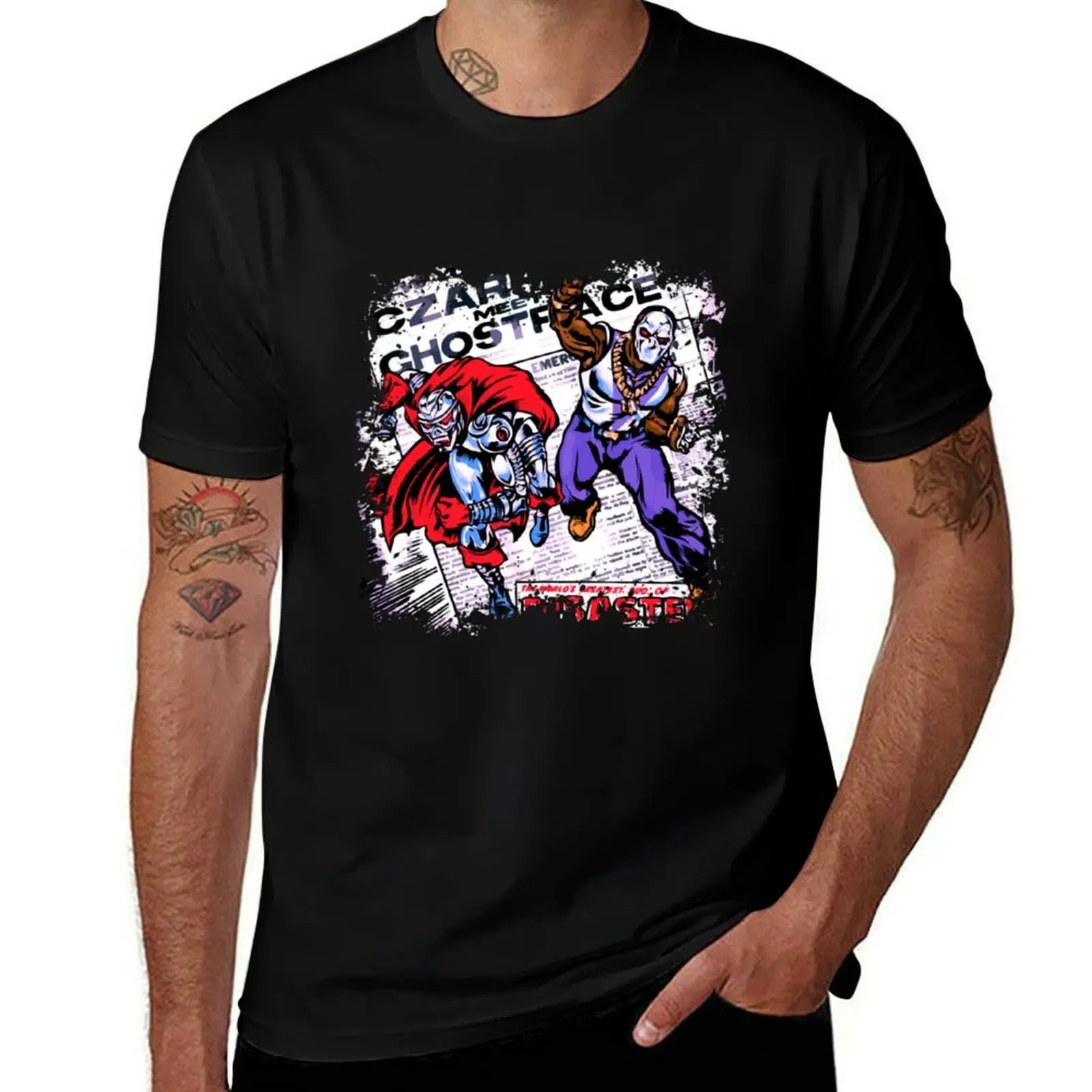 

Czarface hip hop T-Shirt man clothes sublime customs design your own t shirt men 100℅ cotton